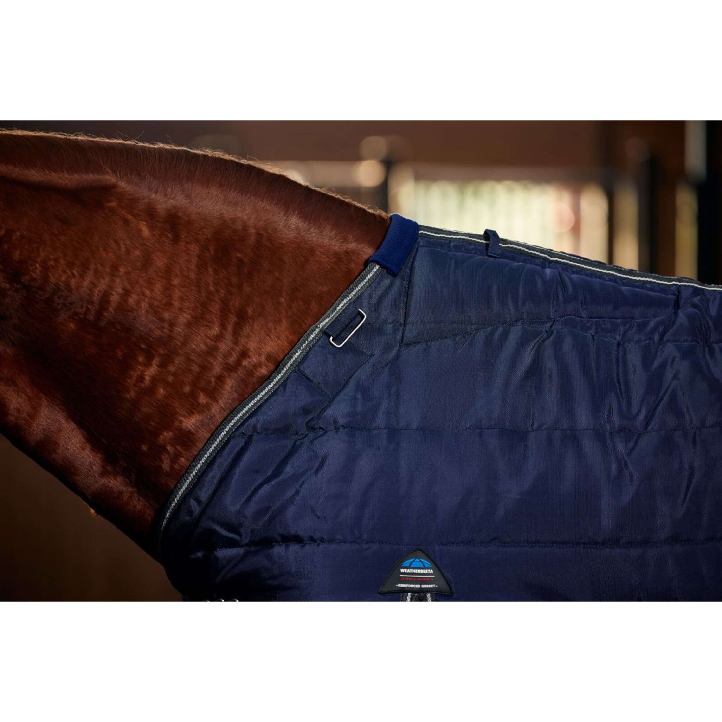 WeatherBeeta Staldeken ComFiTec PP Channel Quilt Detach-A-Neck 220g Na