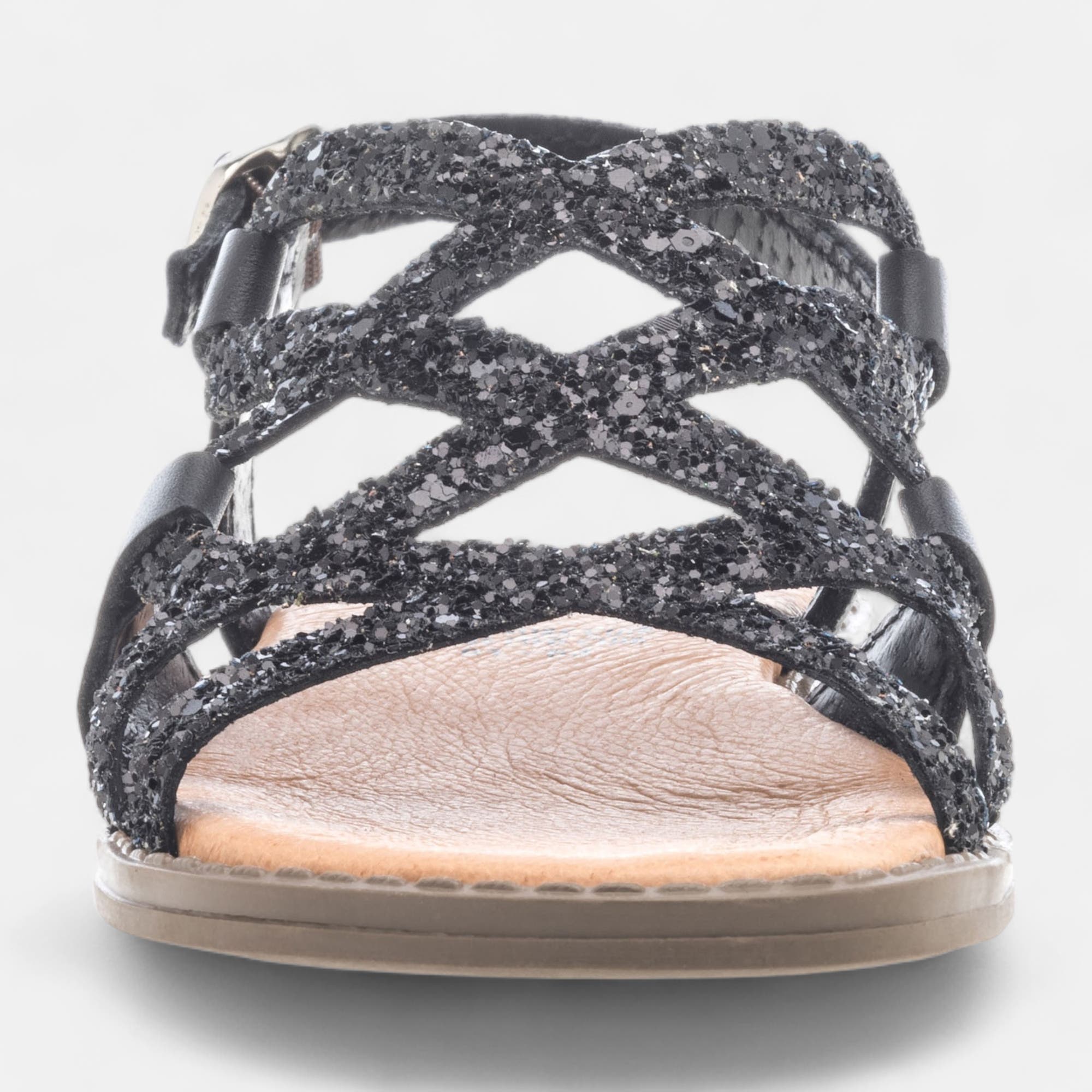 Nu-pieds Fille noir