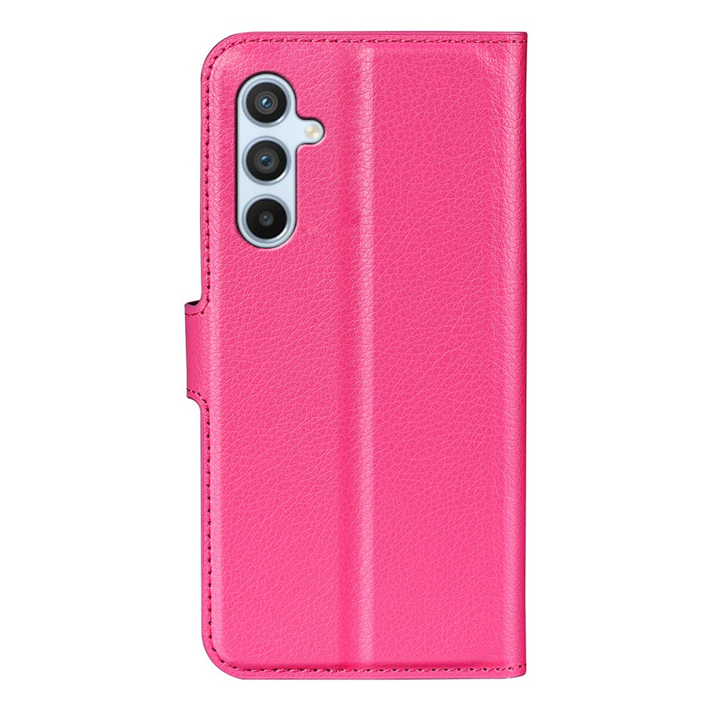 Samsung Galaxy A54 5G Leder Tasche Flip Cover Litchi Look - Pink