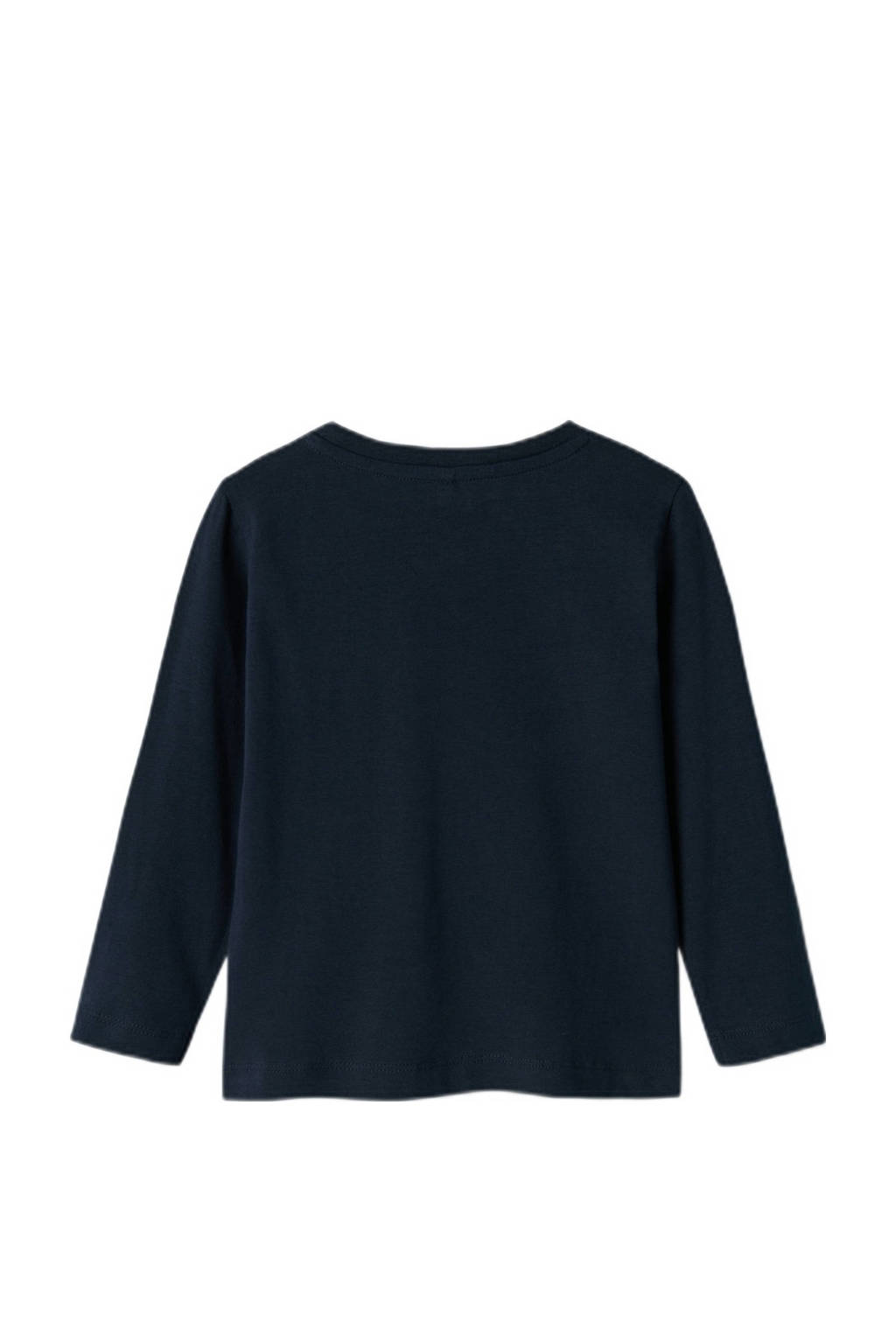 NAME IT longsleeve NMMPNADER met printopdruk donkerblauw