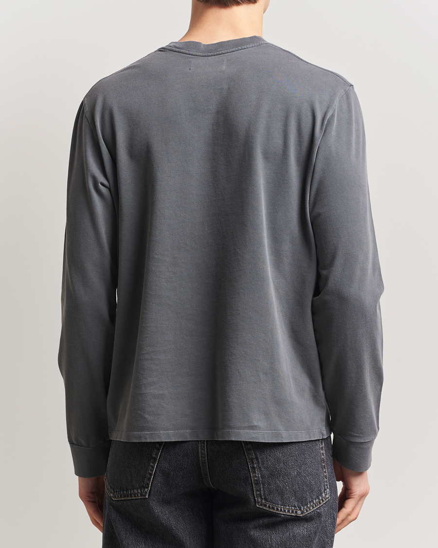 Jeanerica Clement Crew Neck Sweatshirt Washed Black