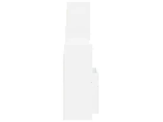 Ensemble de meubles de salle de bain 4 pcs blanc brillant