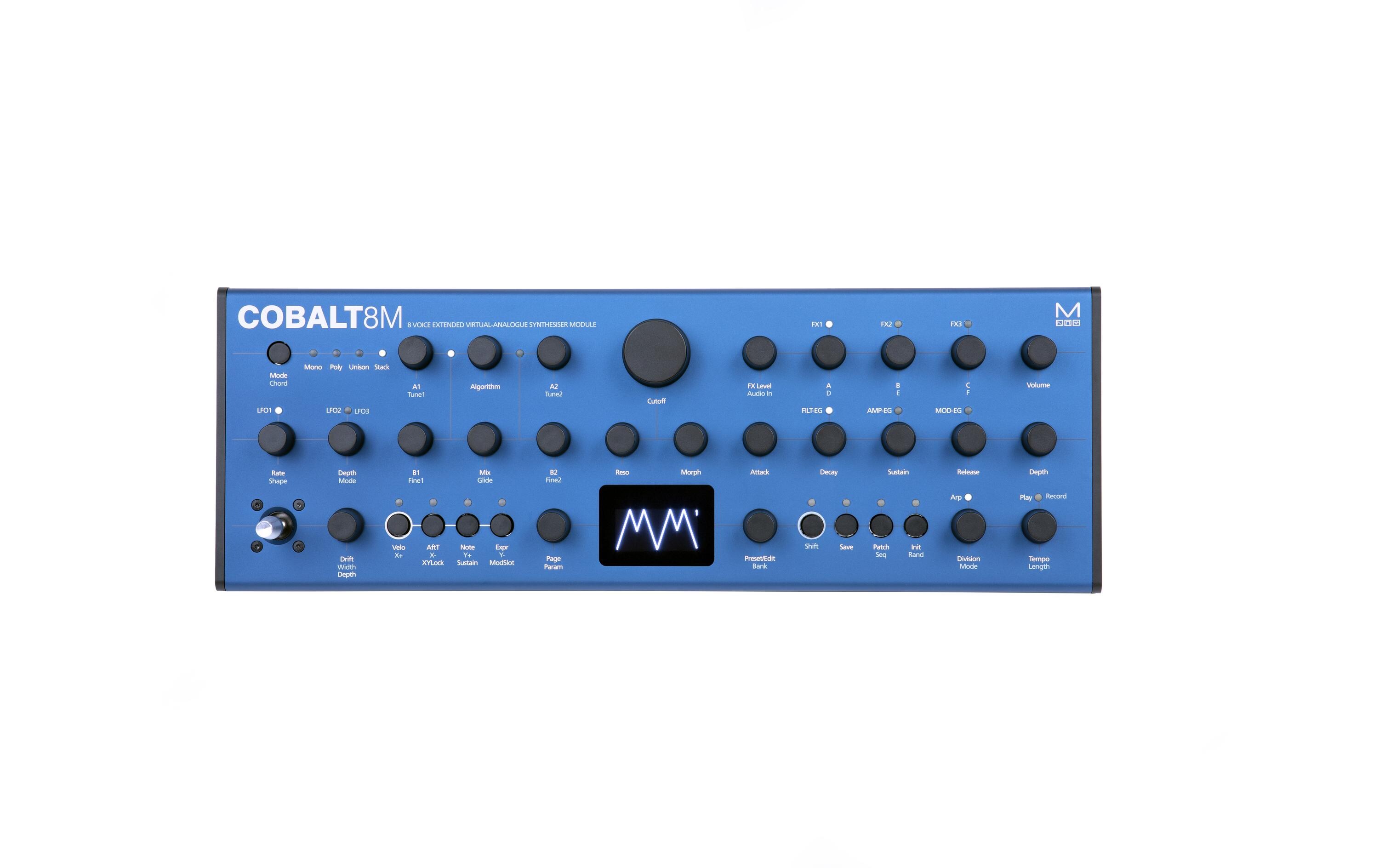 Synthesizer Cobalt8M<br>8-stimmiger erweiterter virtuell-analoger Synthesizer