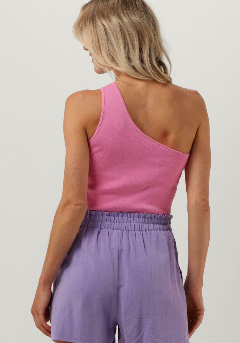 Y.A.S. fuchsia y.a.s. top yasmilla one shoulder knit top s.
