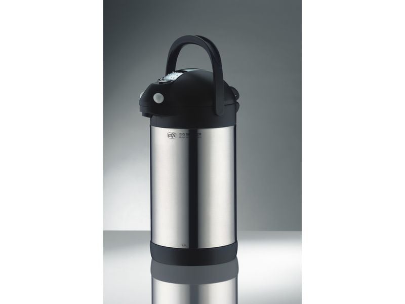 Alfi Thermoskanne Big Spender 3000 ml, Silber Isolierte Thermoskanne