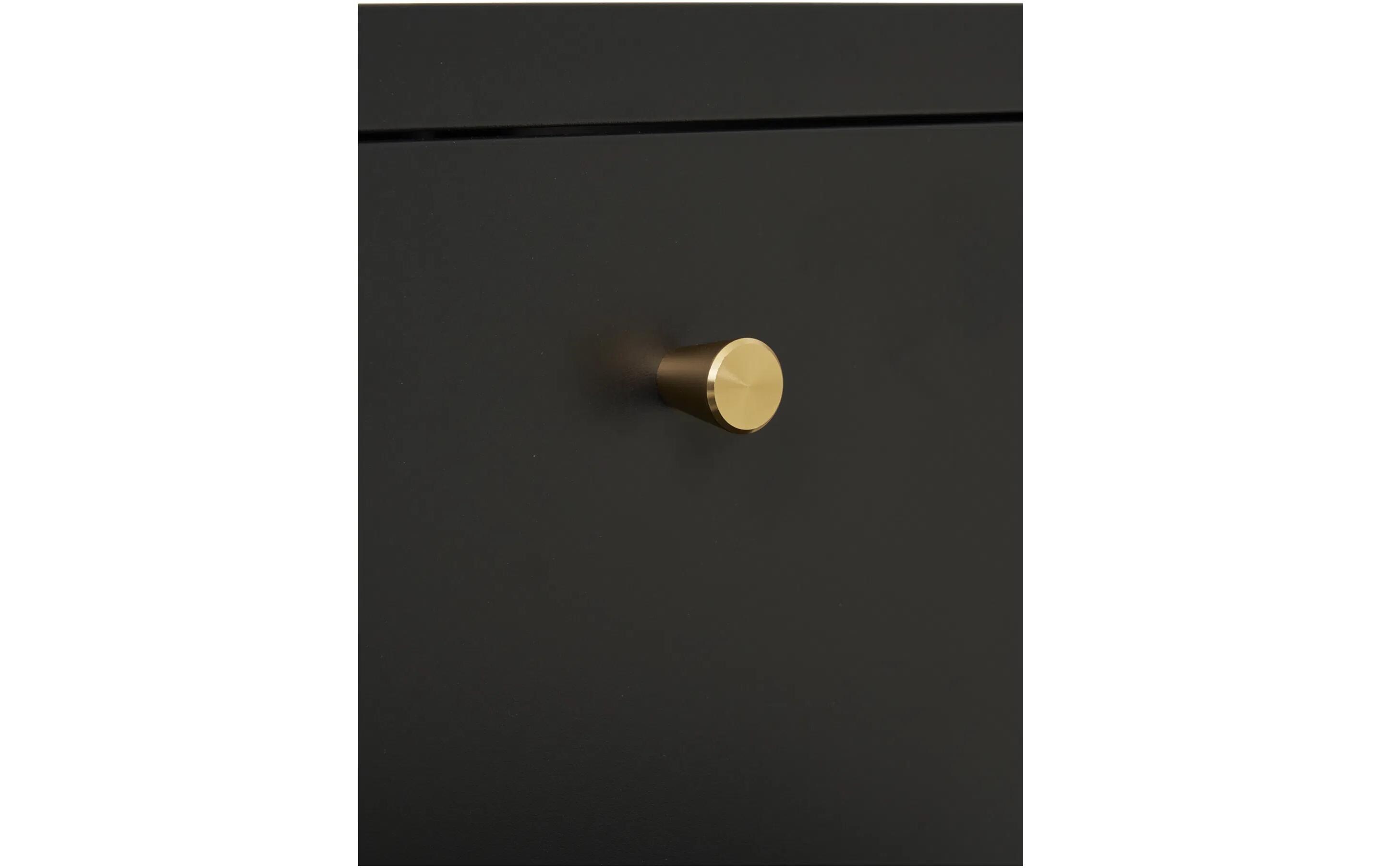 Beistelltisch Dalby 40 x 59.5 cm, Schwarz<br>Nachttisch