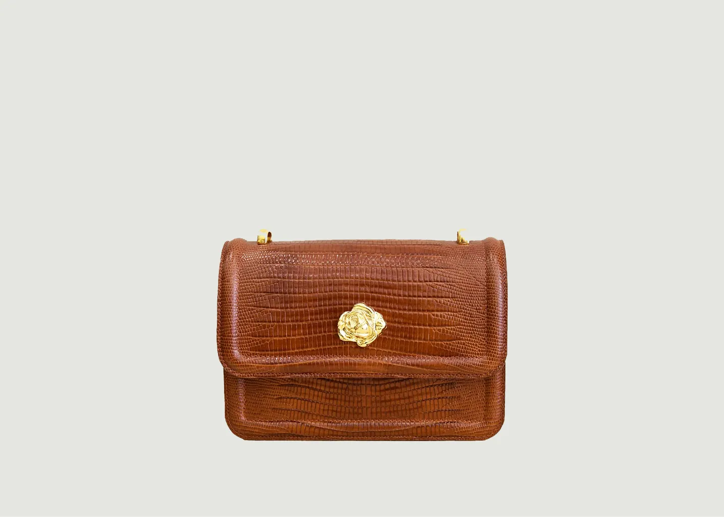 Sac en cuir lézard Rosie Fauvette