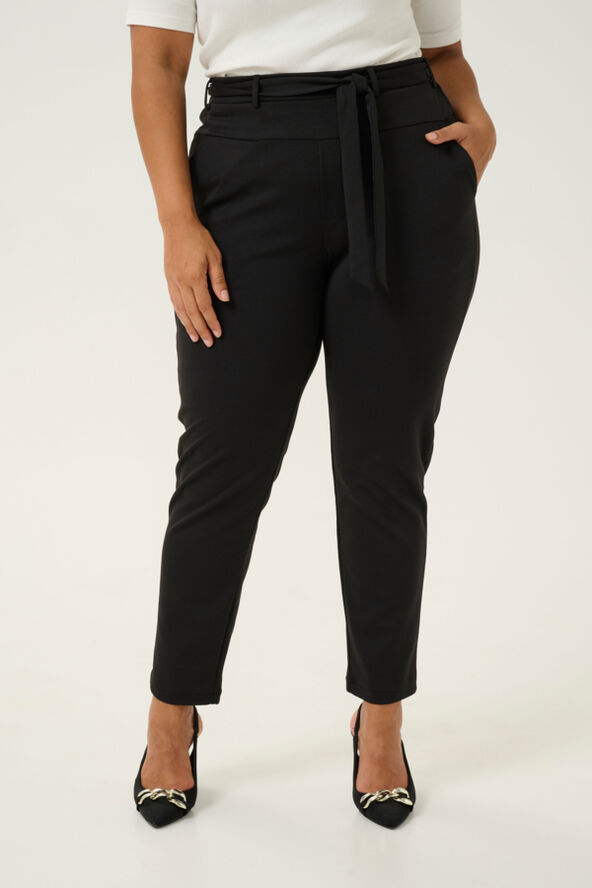 Kaffe Curve KCjenna Belt Pant Black deep
