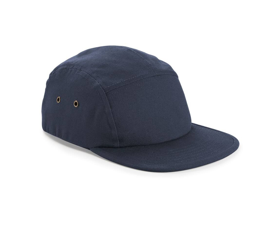 BEECHFIELD BF654 - Casquette Cinq Panneaux avec Visière Plate