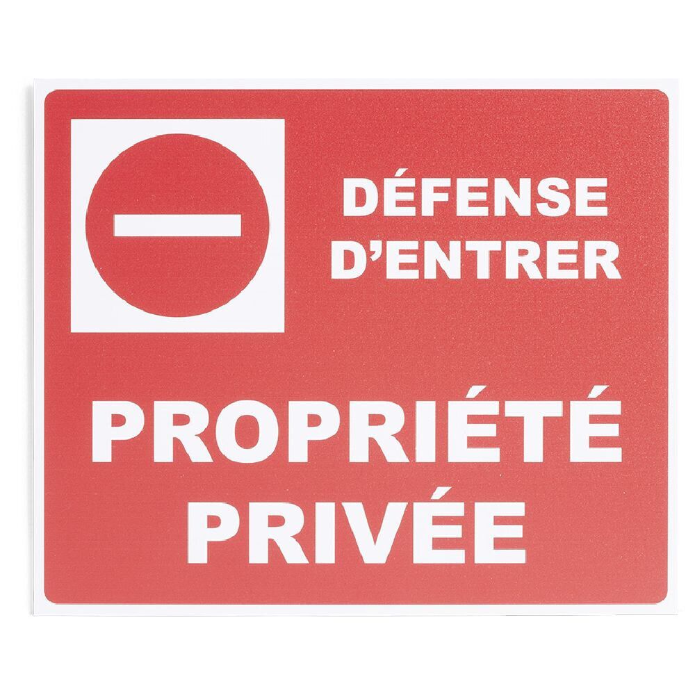 Plaque signalétique \