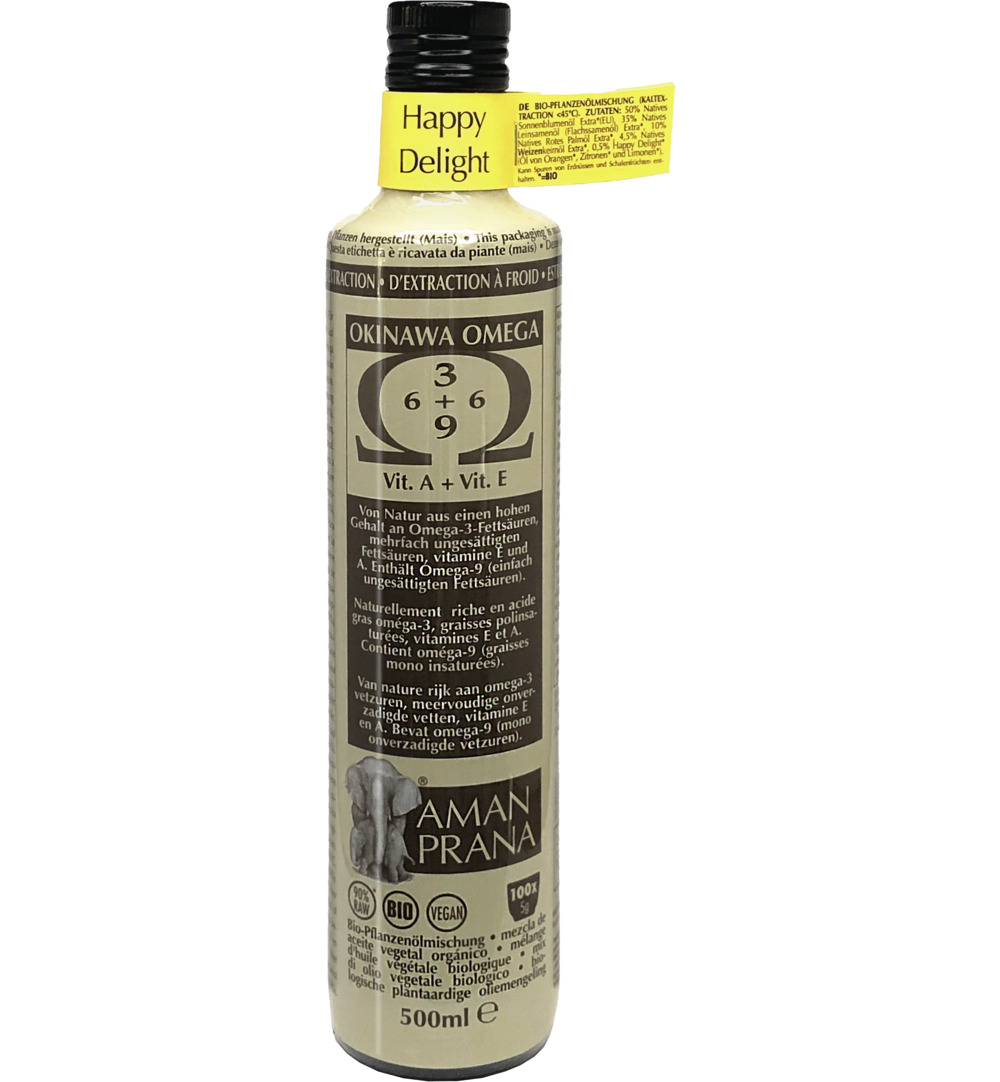 Amanprana Happy Delight Okinawa Olie Bio (500 ml)