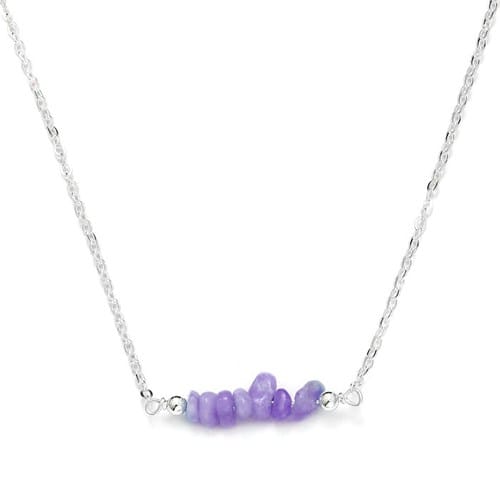 Collier pierre améthyste