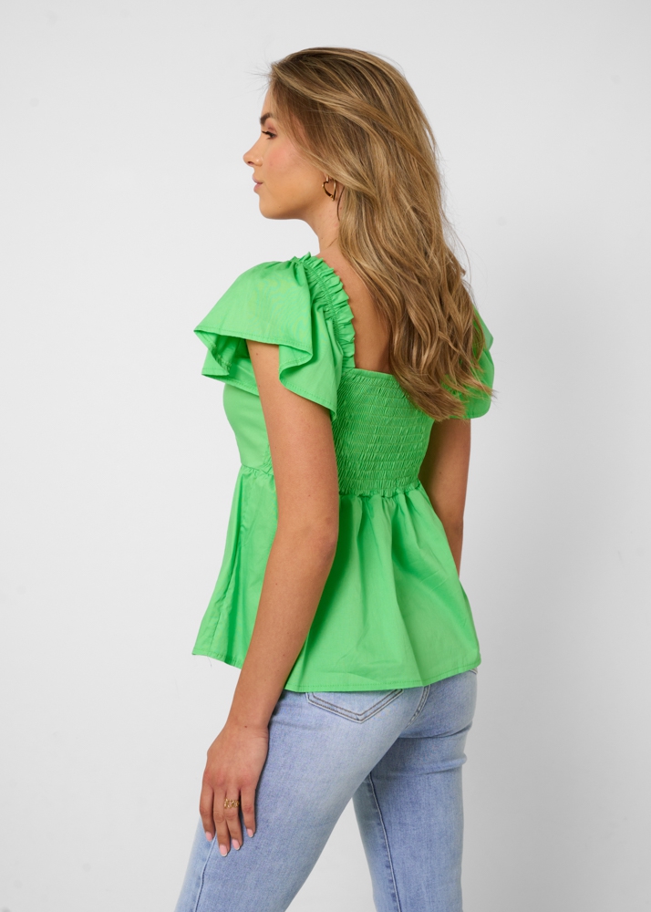 Amira top groen