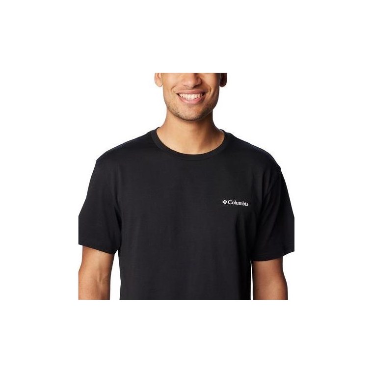 Columbia M Basic Logo SS Black/Graphic