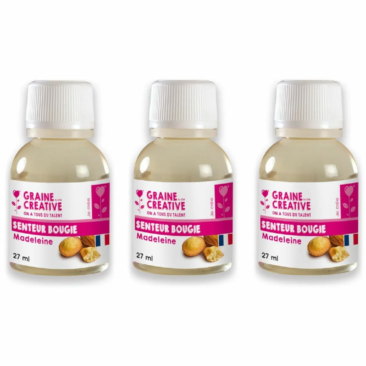 Parfum pour bougie Madeleine - Graines Créatives