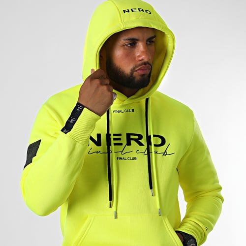 Sweat Capuche NERO 1st Drop Limited Fast Yellow