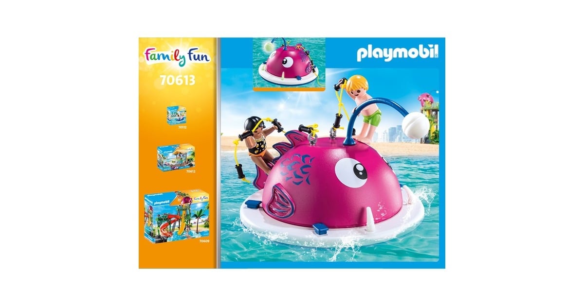 PLAYMOBILFamily Fun - Beklimmen zwemeiland Constructiespeelgoed  (70613)