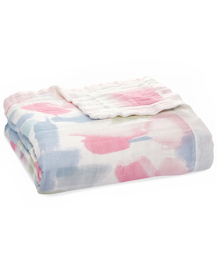 Schmusedecke DREAM BLANKET „SILKY SOFT“ – FLORENTINE (120x120) in bunt