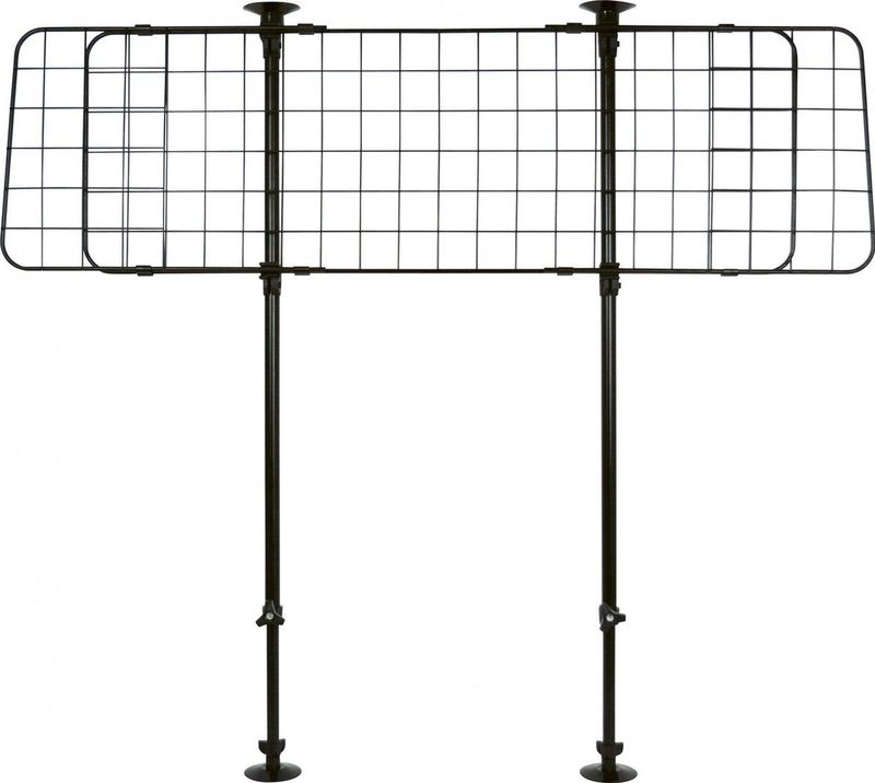 Carpoint - Hondenrek - Zwart - Staal - Verstelbaar 80-136 cm