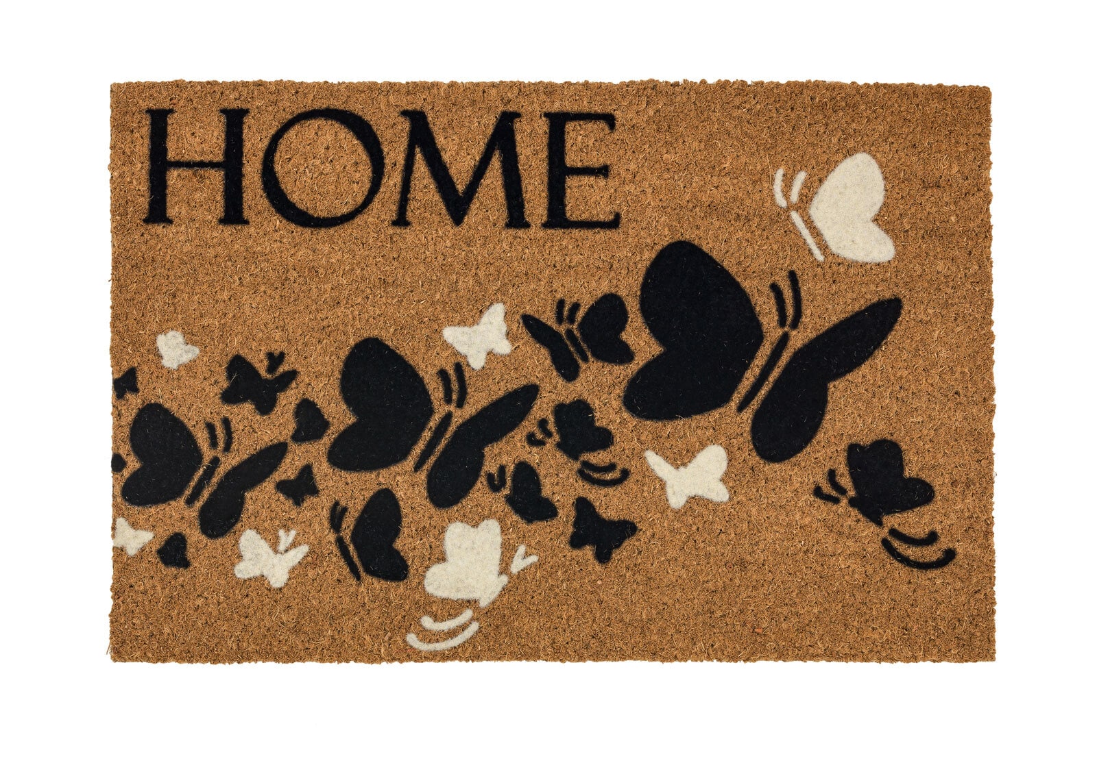 Fußmatte COCO DESIGN SCHMETTERLINGE 40 x 60 cm braun