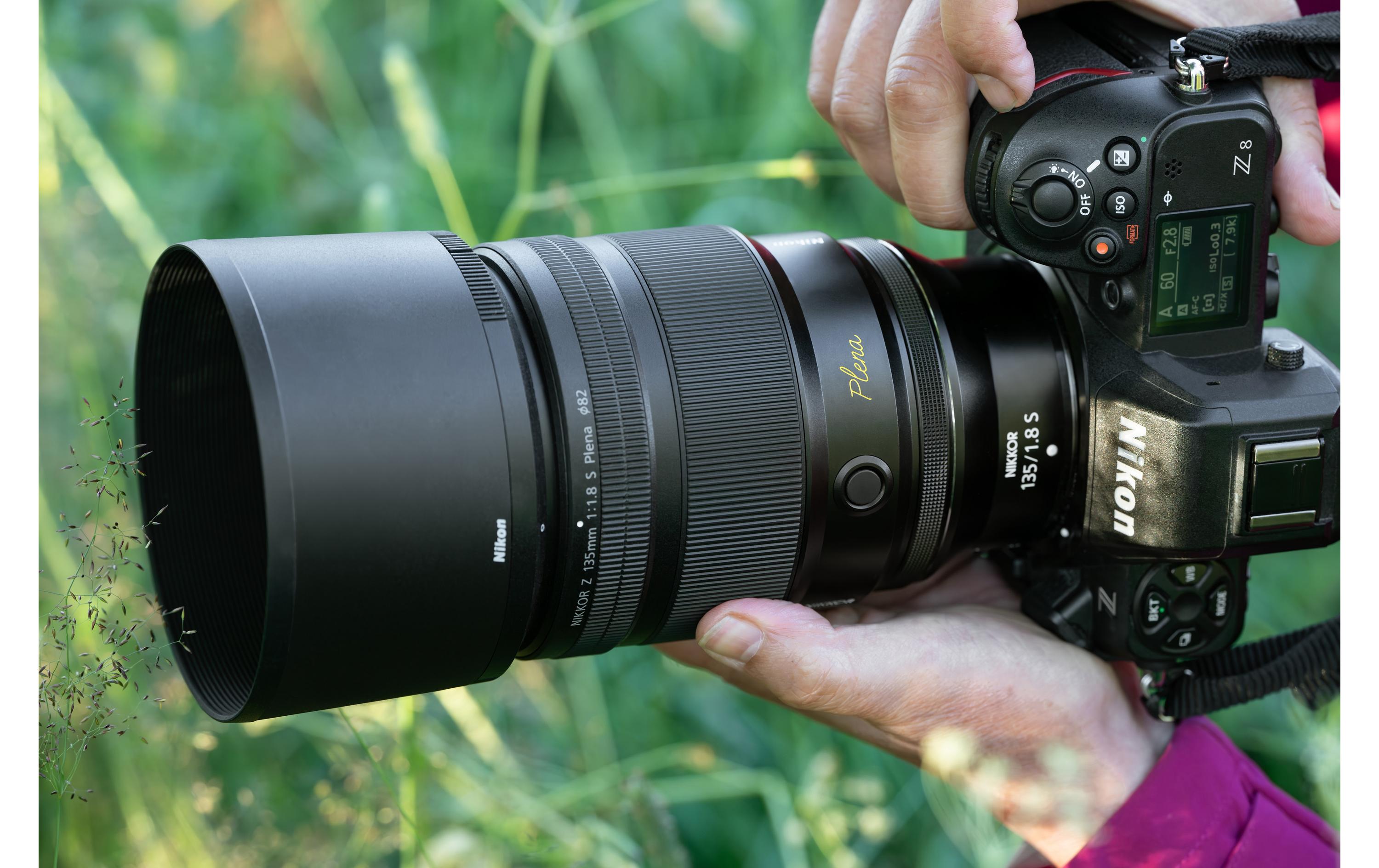 Festbrennweite NIKKOR Z 135 mm F/1.8 S Plena – Nikon Z<br>Perfektes Bokeh-Objektiv