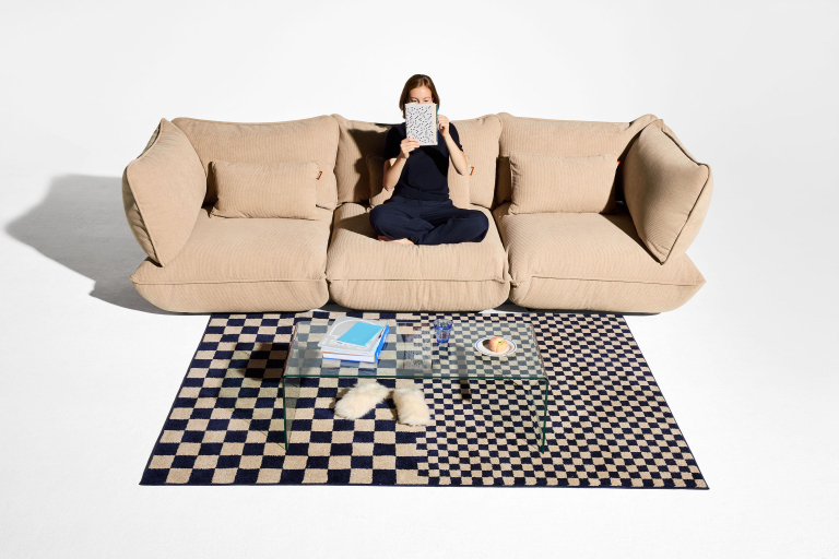 Fatboy Sumo armleuning recycled bouclé Creme