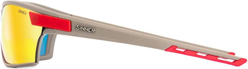 SINNER - Springhill - Sportbril - Rood - Polycarbonaat - 100% UV-bescherming
