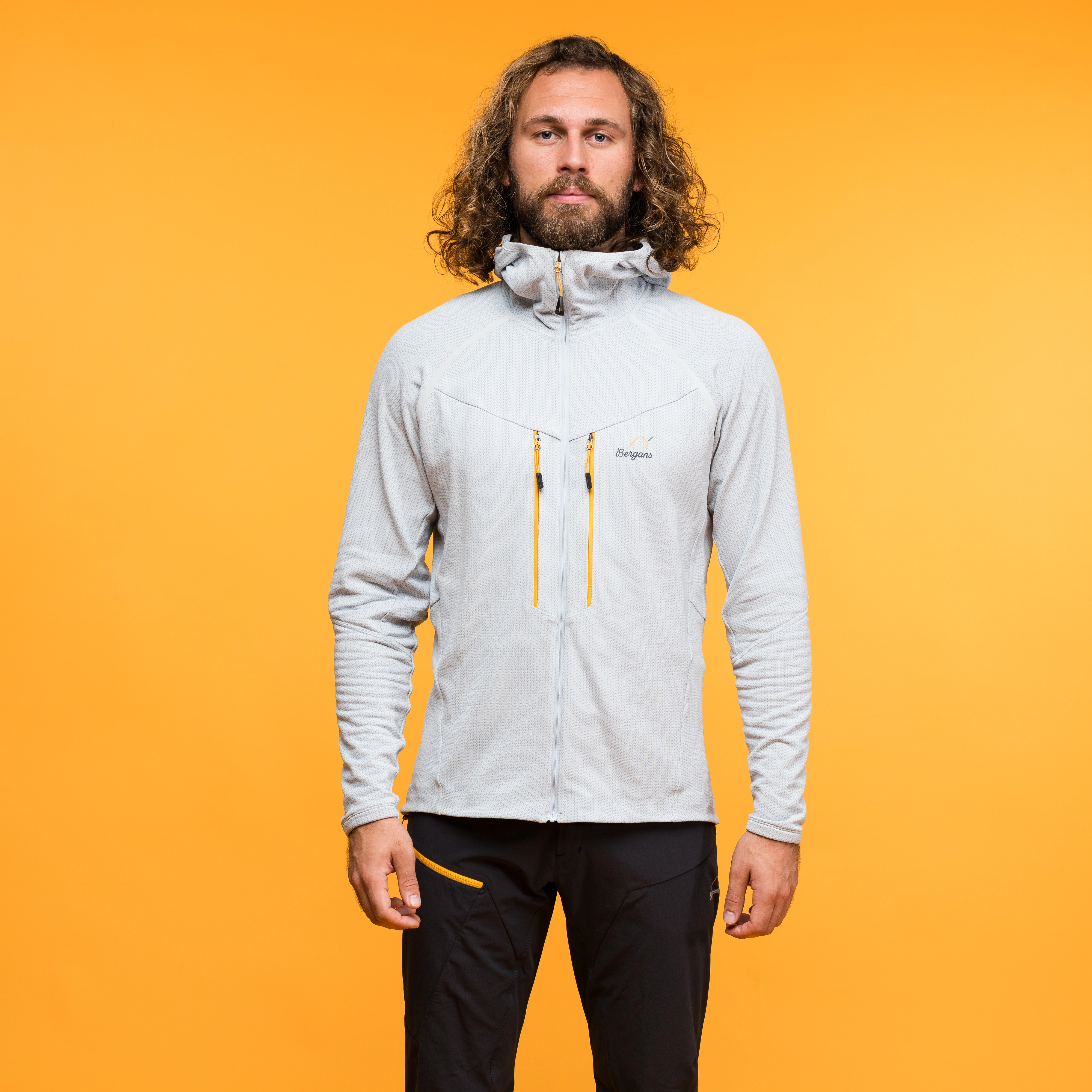 Y MountainLine Wooltech Midlayer Jacket Men Pearl Grey