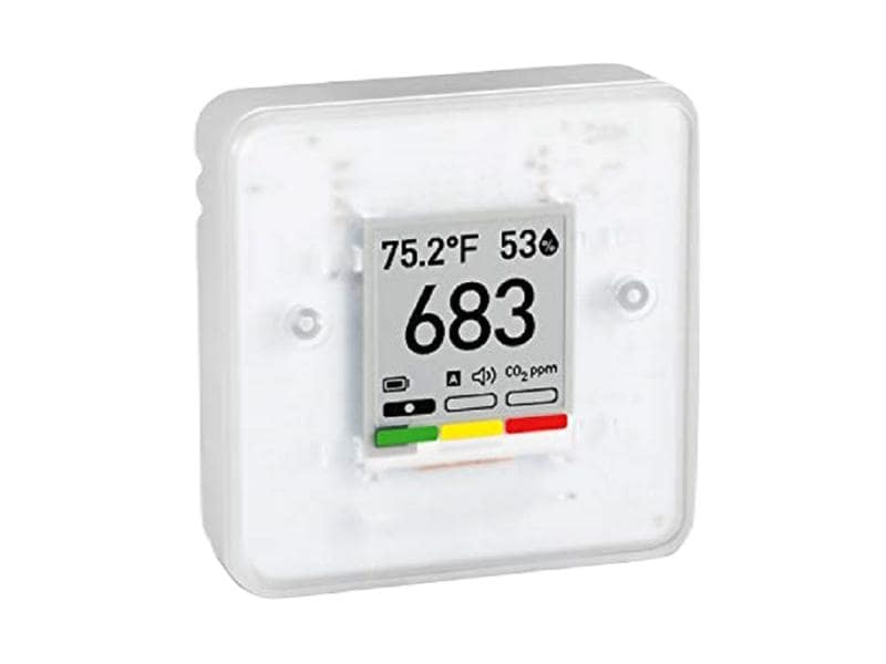 Aranet CO2 Luftgütemonitor Aranet4 Home Bluetooth Überwacht die Luftqualität bei Ihnen zu Hause, in der Schule, im Büro oder in jedem anderen Innenraum