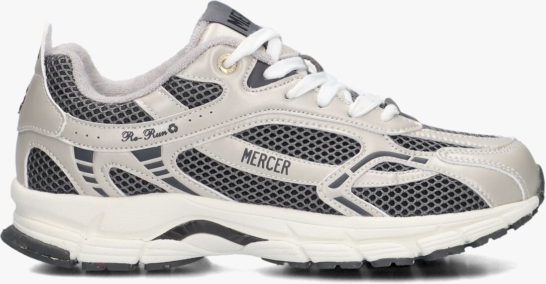 grijze mercer amsterdam lage sneakers the re-run champagne