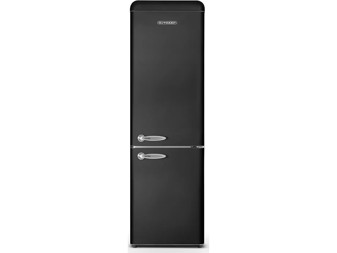Réfrigérateurs combinés 250L Froid Statique SCHNEIDER 54.6cm E, SCCB250VB