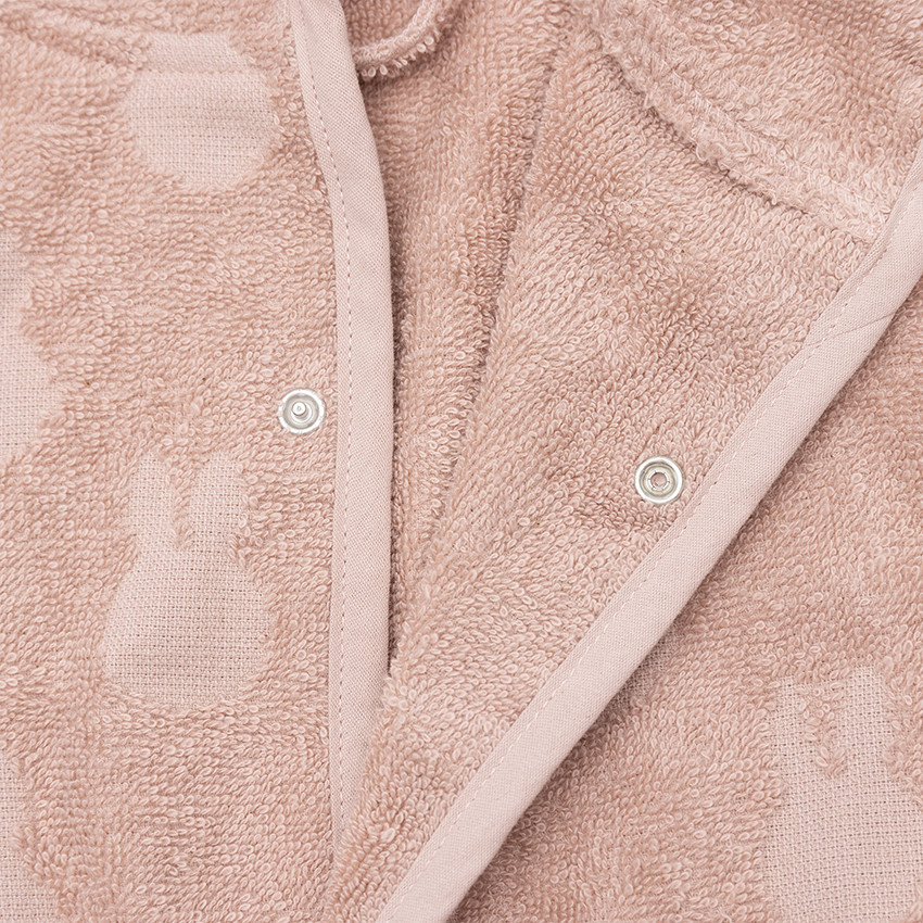 Peignoir de bain éponge 3-4 ans en jacquard Miffy wild rose