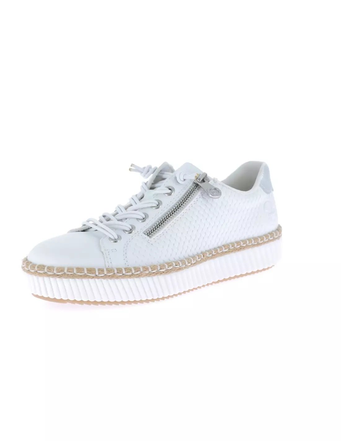 RIEKER M29402 80 - Baskets Weisssilber