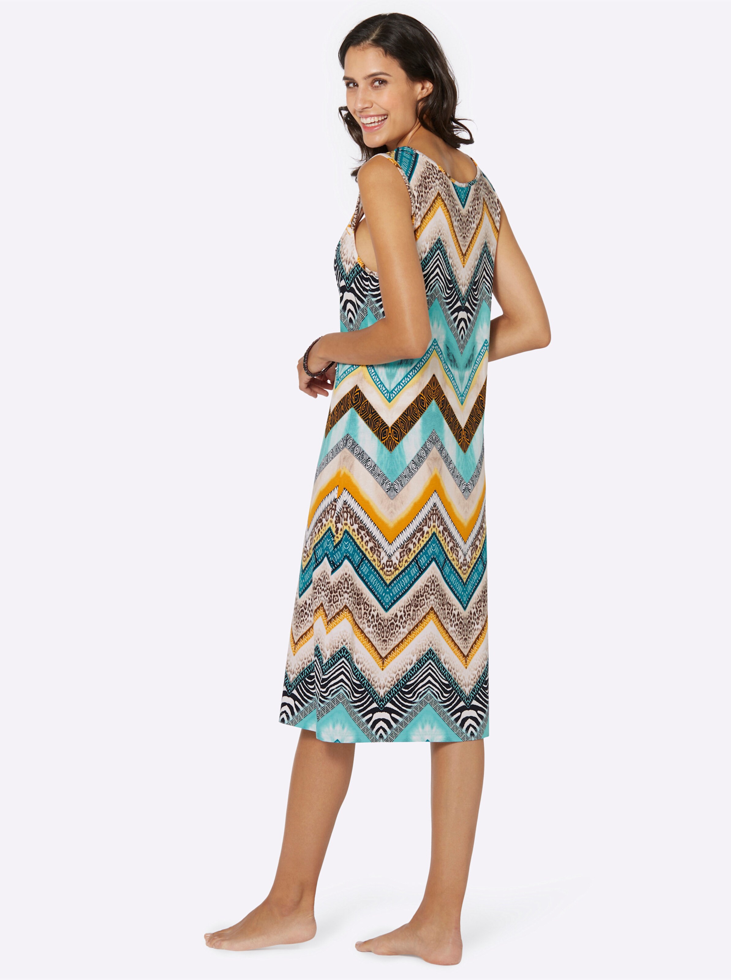 feel good Sommerkleid in bunt-bedruckt