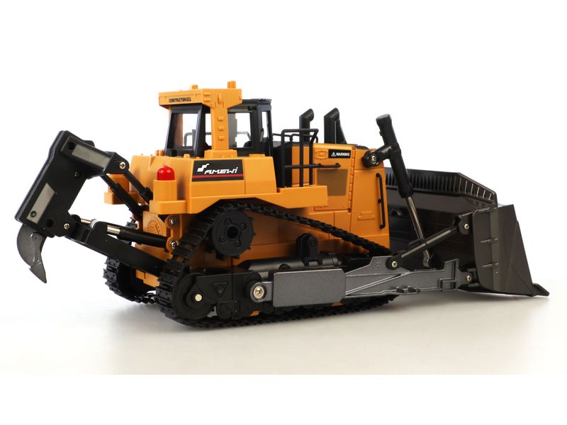 Amewi Bulldozer 1:24, RTR Kleine, ferngesteuerte Planierraupe im Massstab 1:24