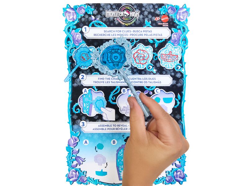 Monster High Puppe Verborgene Schätze Mysteries Twyla Skulltimate Secrets Garden Mysteries Spielset, Twyla Puppe mit mehr als 19 Überraschungen