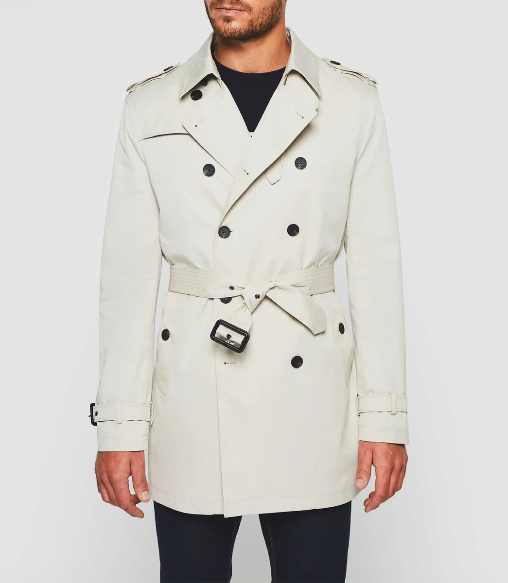Trench croisé mastic 