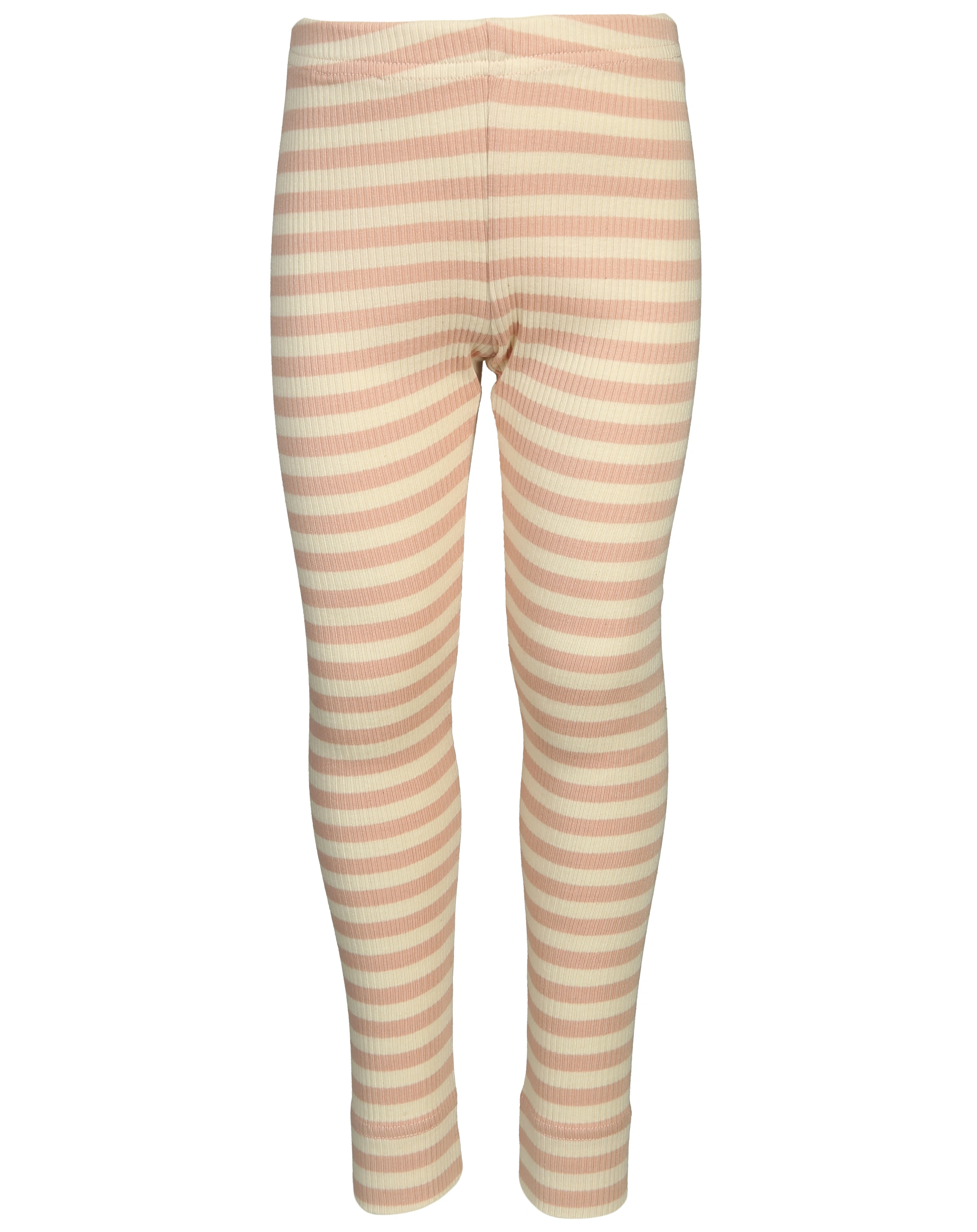 Leggings RIB STRIPE in rose/offwhite