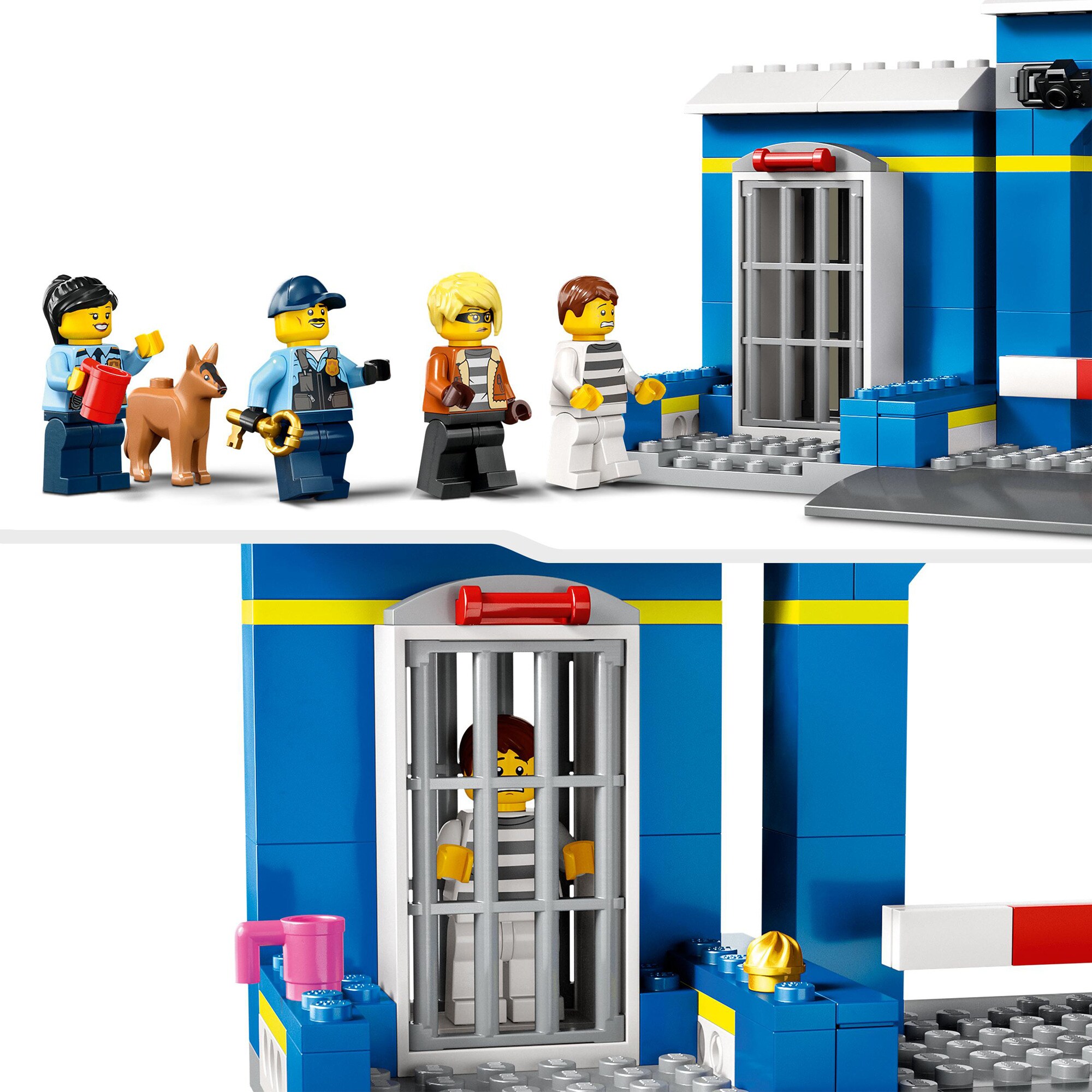 LEGO Konstruktionsspielzeug City Ausbruch aus der Polizeistation