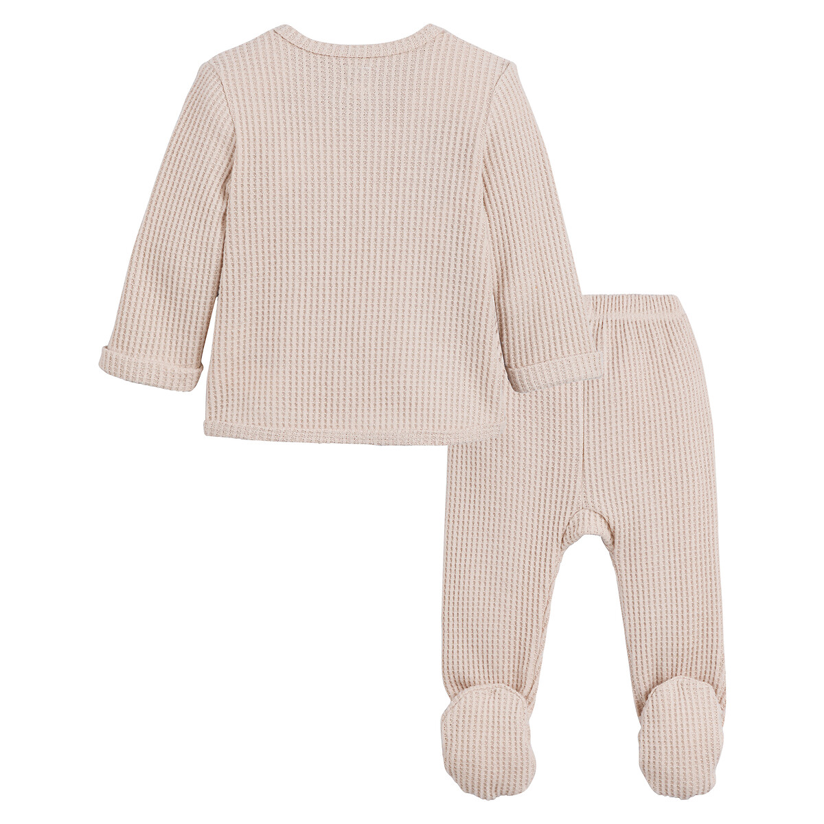 COLEÇÃO LA REDOUTE<br>Conjunto de duas peças: blusa de alcinha e calça com pés