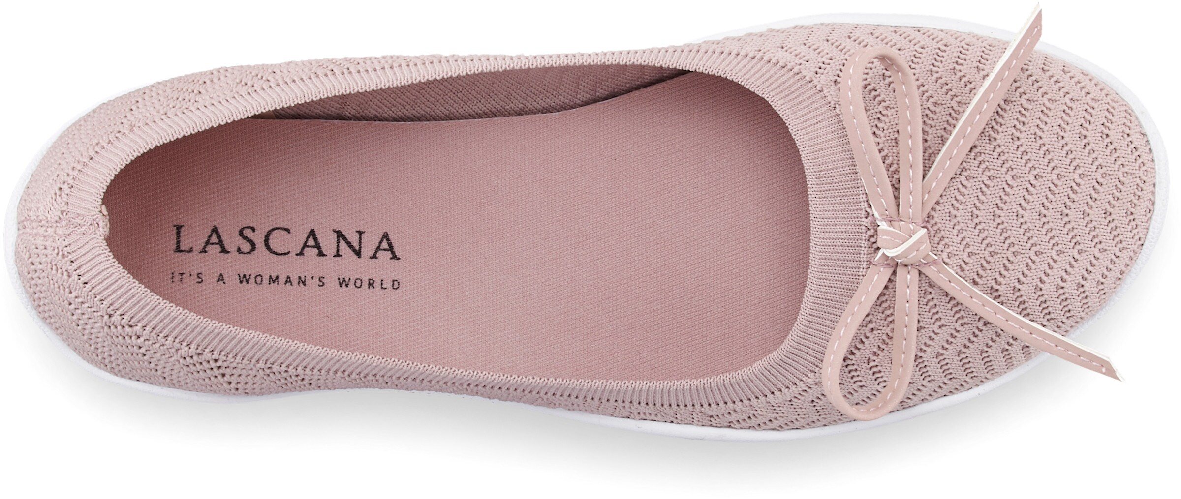 LASCANA Sneaker Ballerinas in rosé