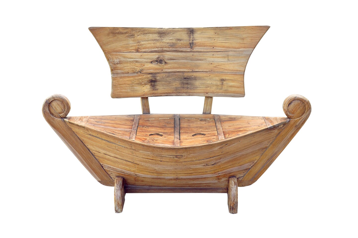 Bank 145 x 99 x 65cm Teak natur