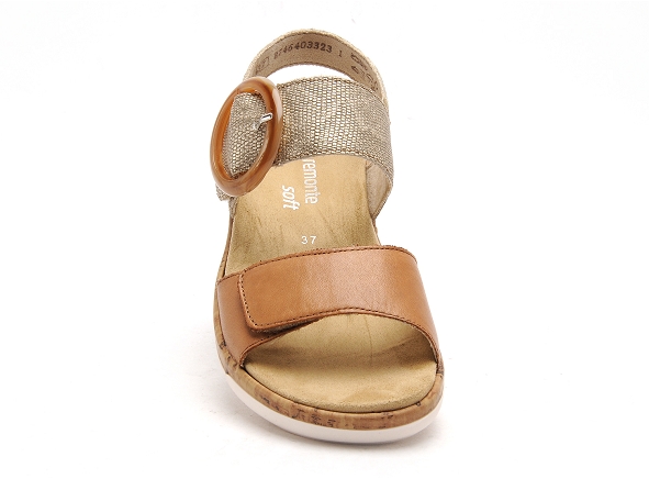 Remonte nu pieds plats femme r6853 marron