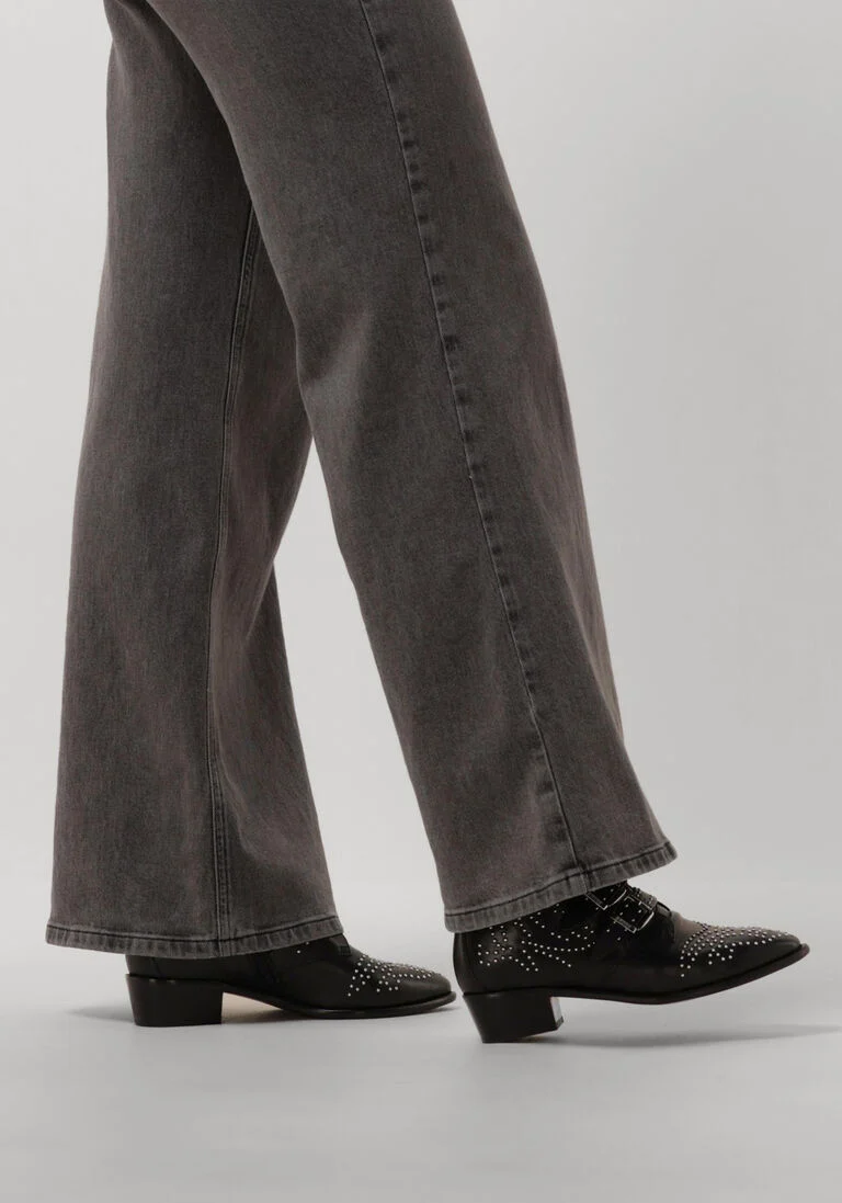 BRONX zwarte bronx enkellaarsjes new-tex 47534