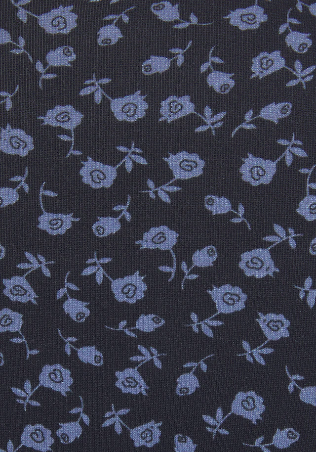 Vivance Jerseykleid mit Blümchenprint und V-Ausschnitt, figurschmeichelndes Sommerkleid