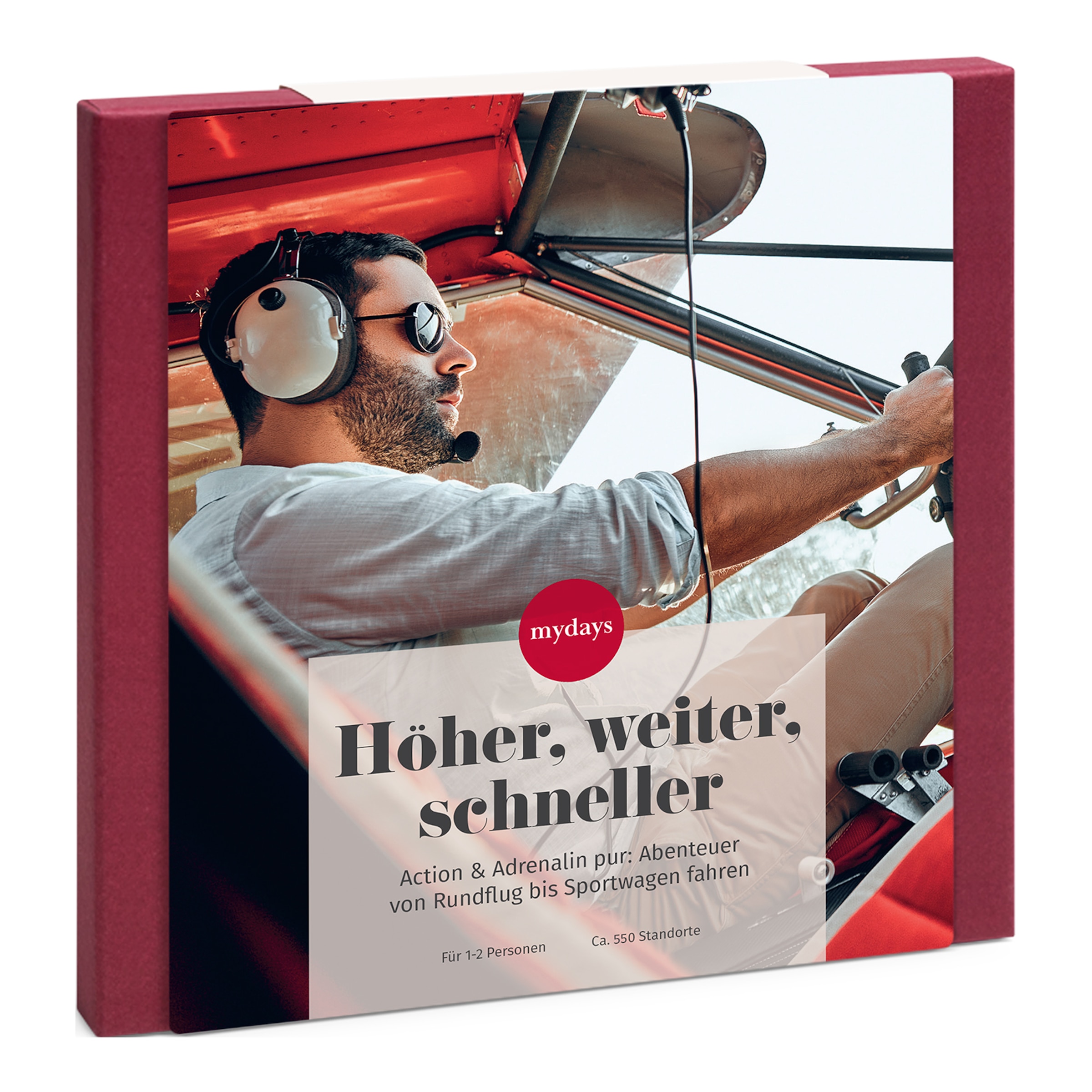 rot, L 17 x B 16,5 cm