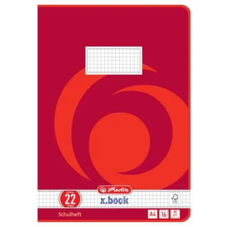 Herlitz Heft A4 Lin. 22 FSC-Mix 5x5mm kariert, 16 Blatt