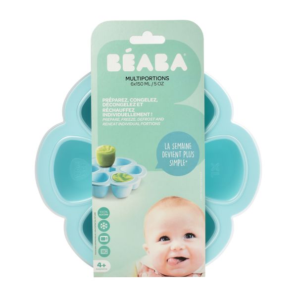 Beaba Multi Porties Opbergbakjes 6 x 150 ml Roze