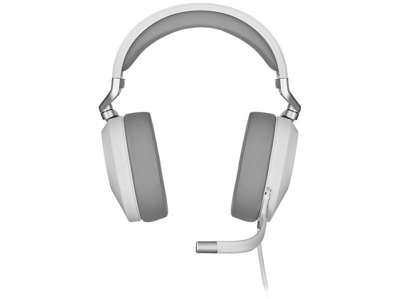 Corsair Headset HS65 Surround Weiss Gaming Headset mit Surround Sound