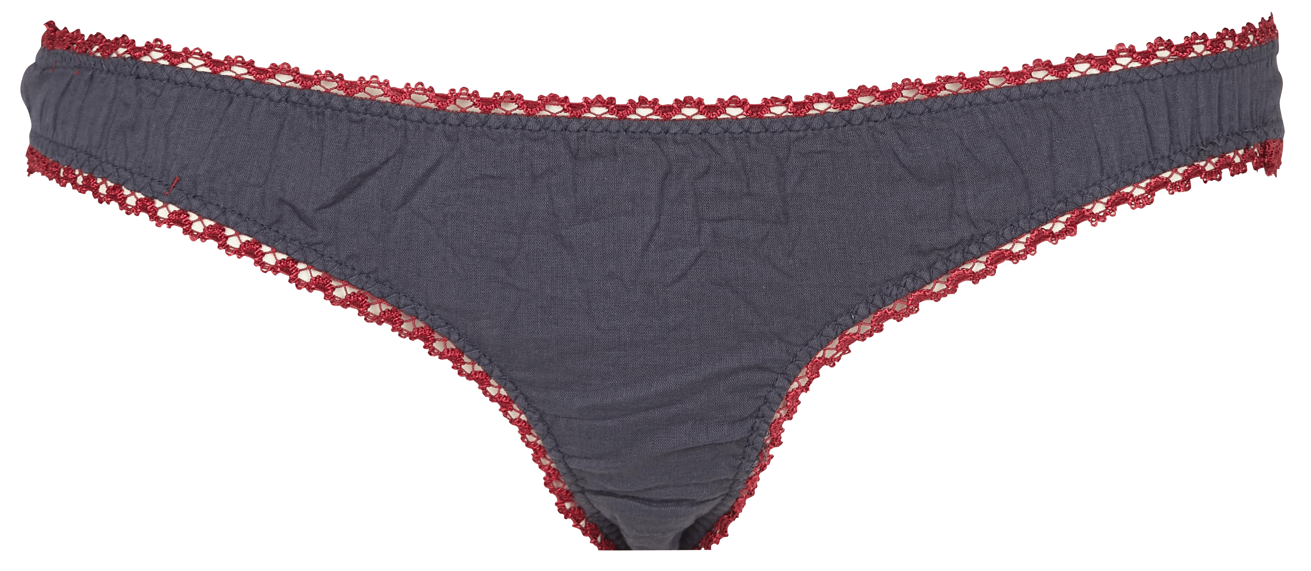 SACRE COEUR - Coffret de culottes en voile de coton biologique | Rouge